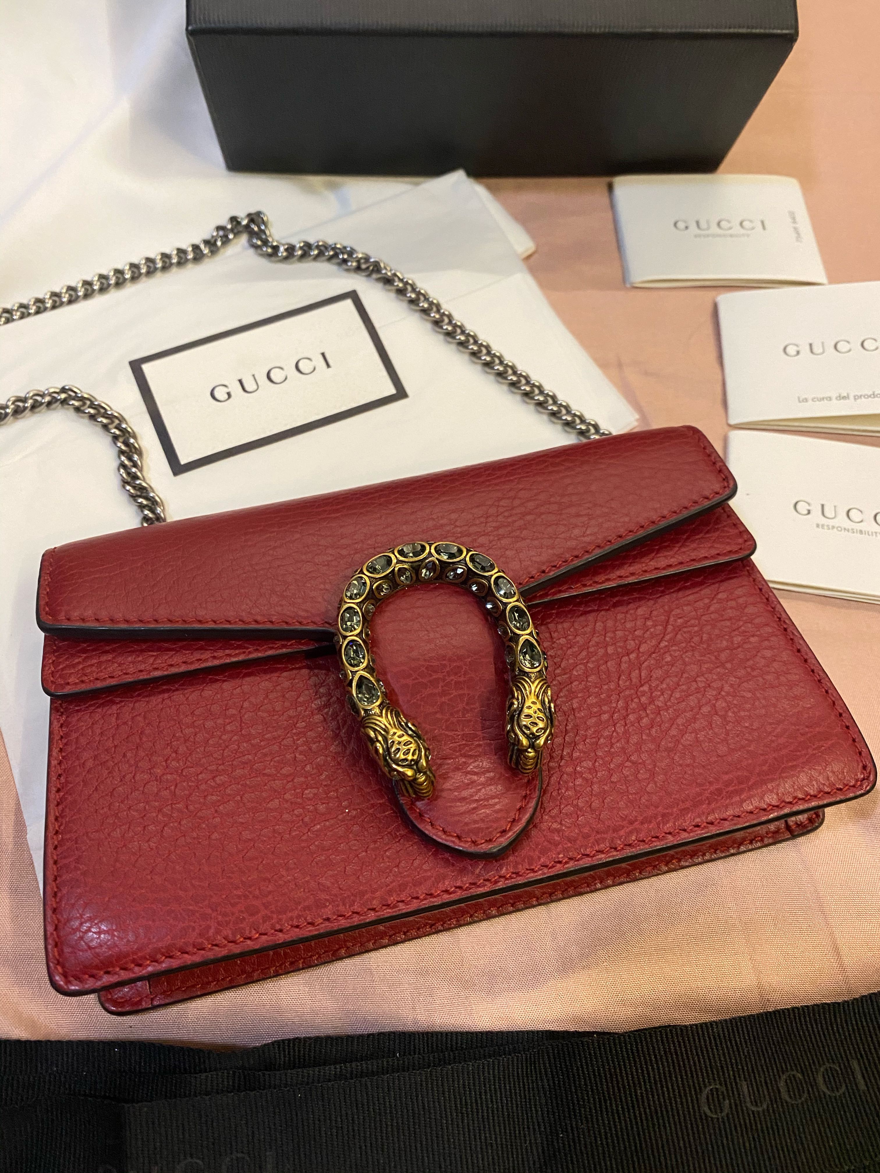 Gucci dionysus mini red 2025