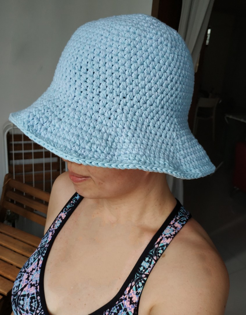 Handmade crochet bucket hat, Women's 