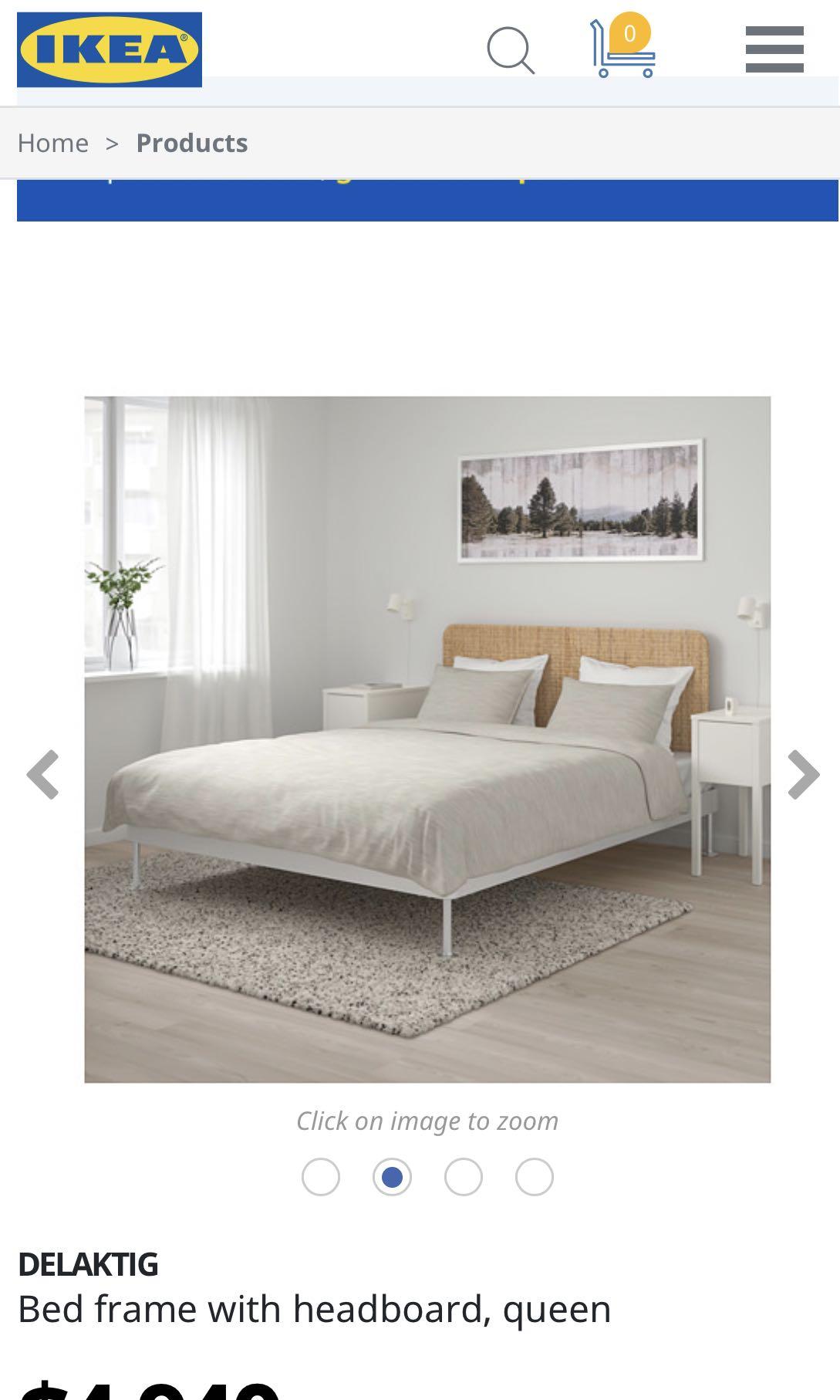 Delaktig bed store frame