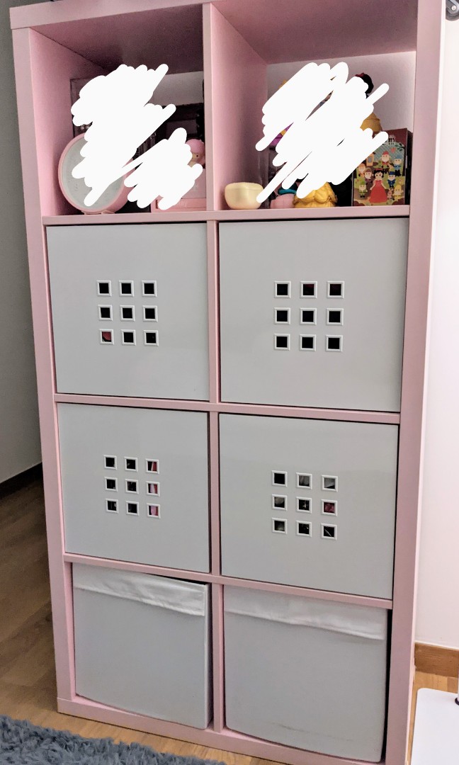 Ikea pink shelf, Furniture & Home Living, Furniture, Shelves,