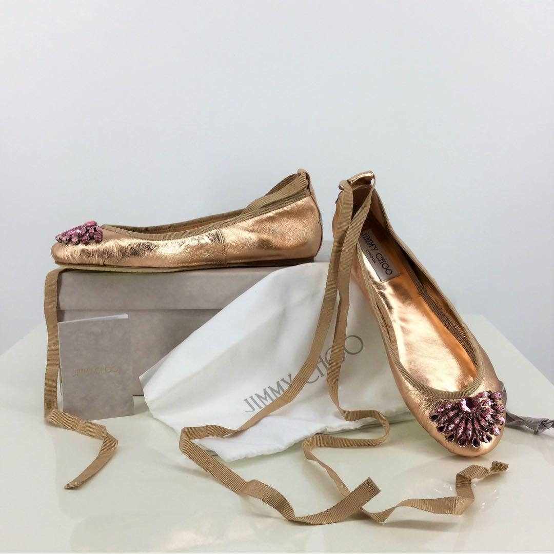 Jimmy choo grace flat cheap
