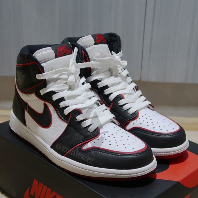 bloodline jordan 1 white laces