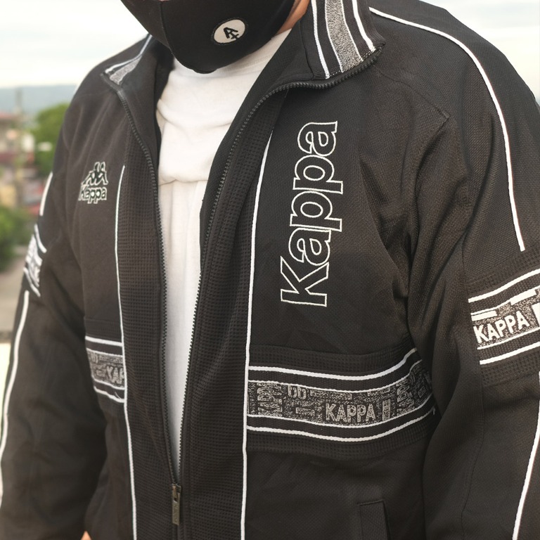 kappa tri colour jacket mens