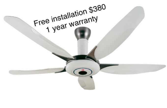 Kdk Z60ws Ceiling Fan Singapore Set Furniture Home Living Lighting Fans Fans On Carousell