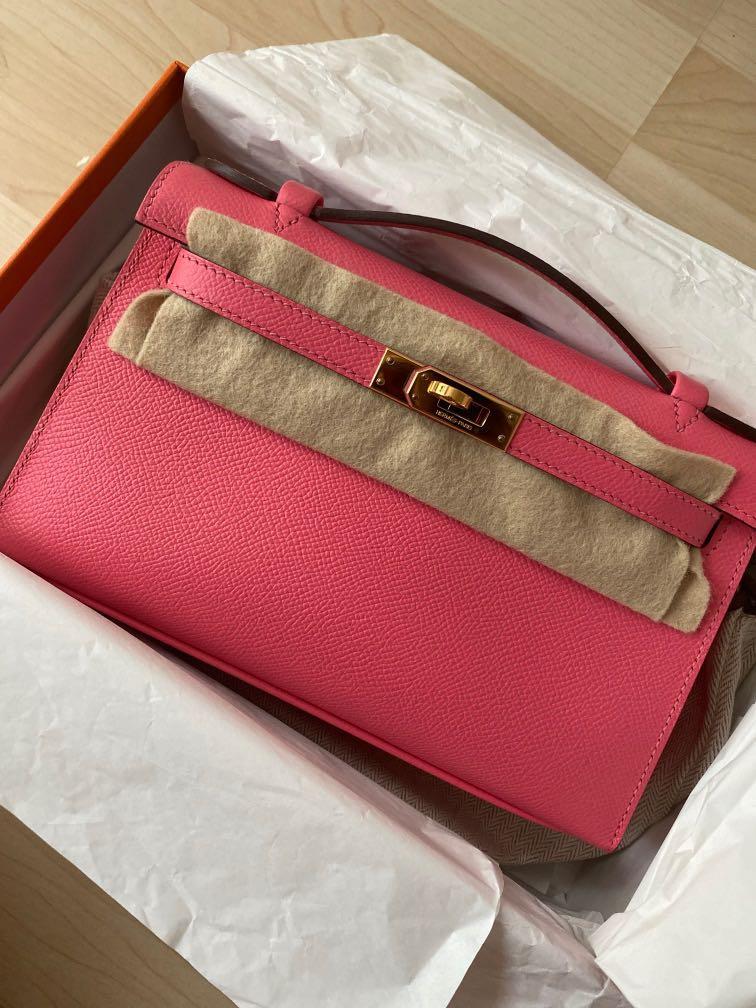 Kelly pochette hotsell rose azalee