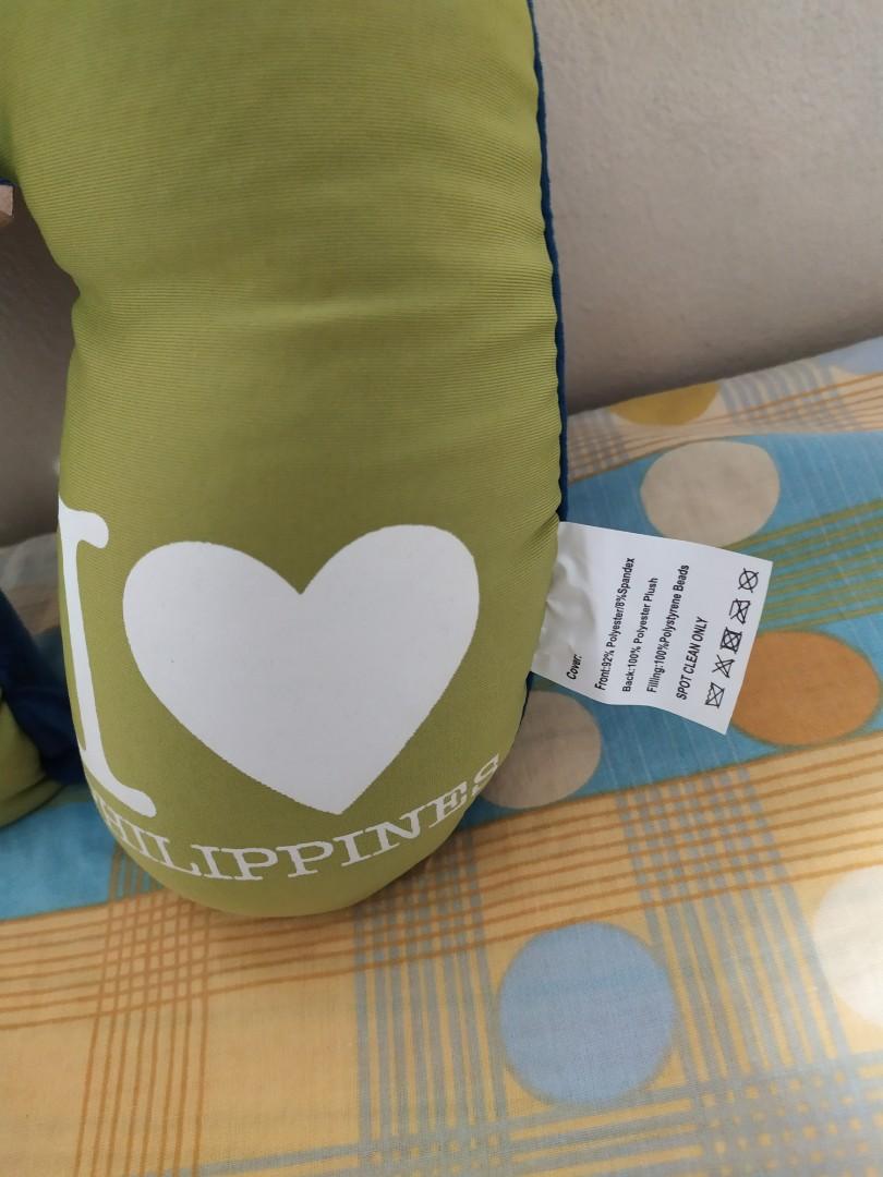 Kultura Philippines Heart Design Neck Pillow Hobbies Toys Travel Travel Essentials Accessories on Carousell
