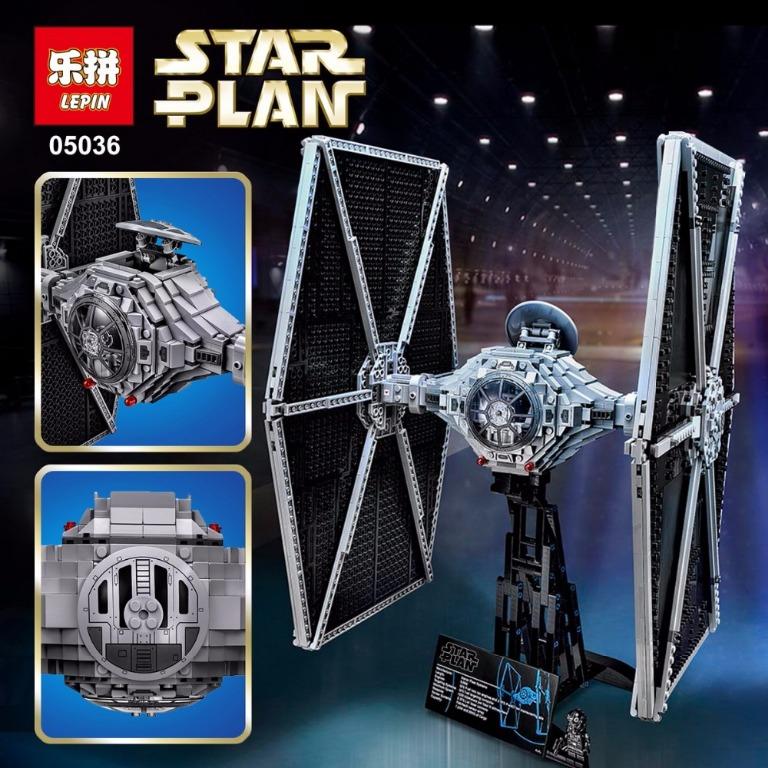 Lepin Lego Star Wars Imperial Tie Fighter Darth Vader Jet Plane