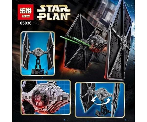 Lepin Lego Star Wars Imperial Tie Fighter Darth Vader Jet Plane Spaceship Space Ship Block Brick Toy