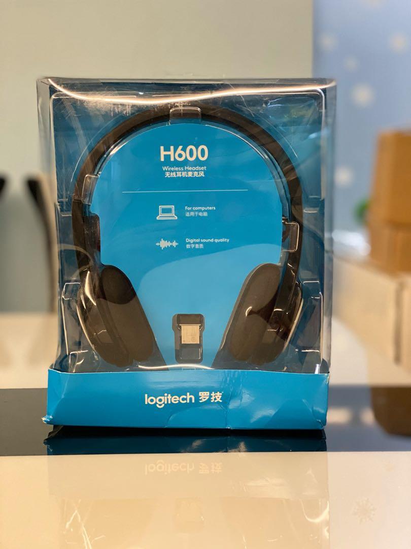 Logitech OverTheHead Wireless Headset H600, Audio, Headphones & Headsets on Carousell