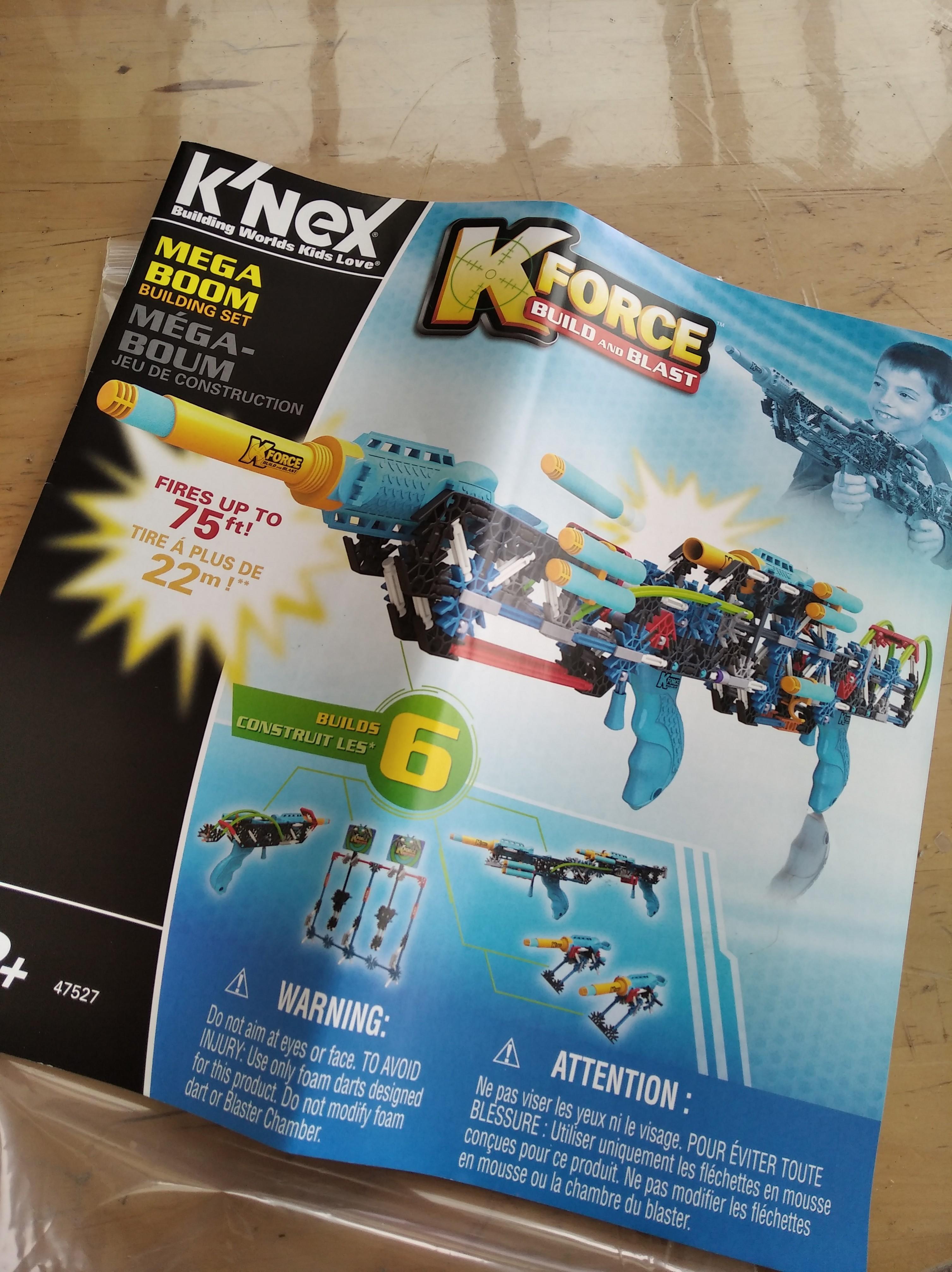 LOOSE MINT K Nex K Force CNY Edition Mega Boom x2 Nerf Compatible