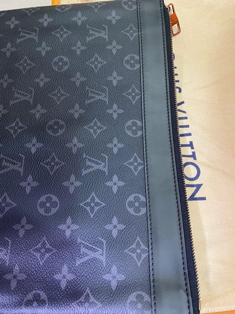 Louis Vuitton Eclipse Pochette Discovery Pm Clutch Bag M62291 mens