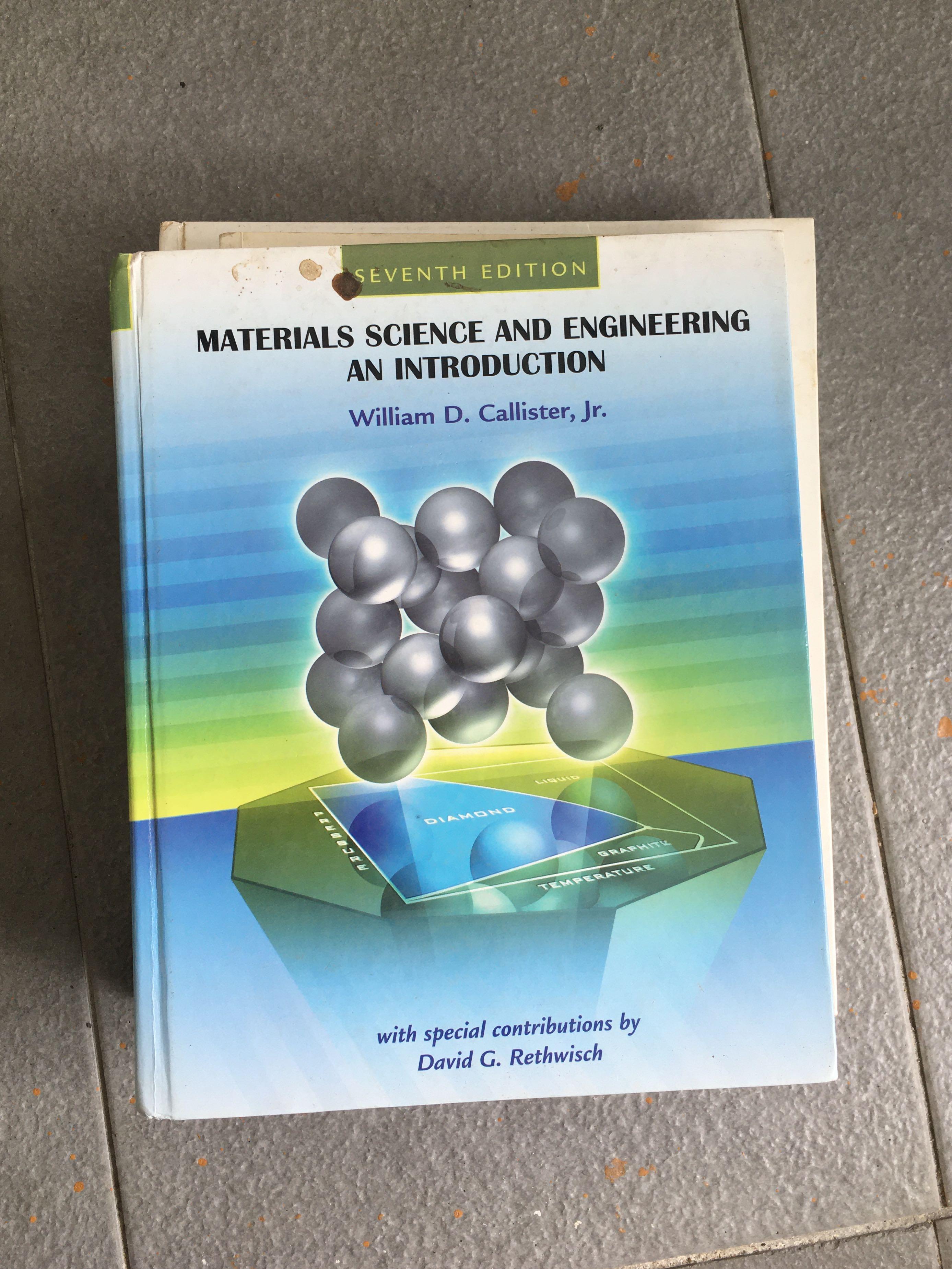 Materials Science And Engineering An Introduction Textbooks On Carousell