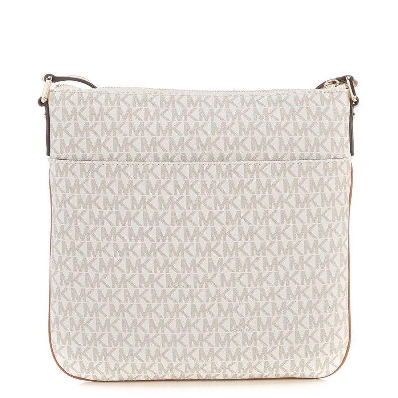 Michael kors bedford signature flat deals crossbody