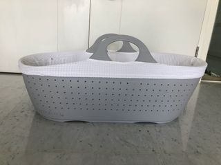 moba moses basket dove grey