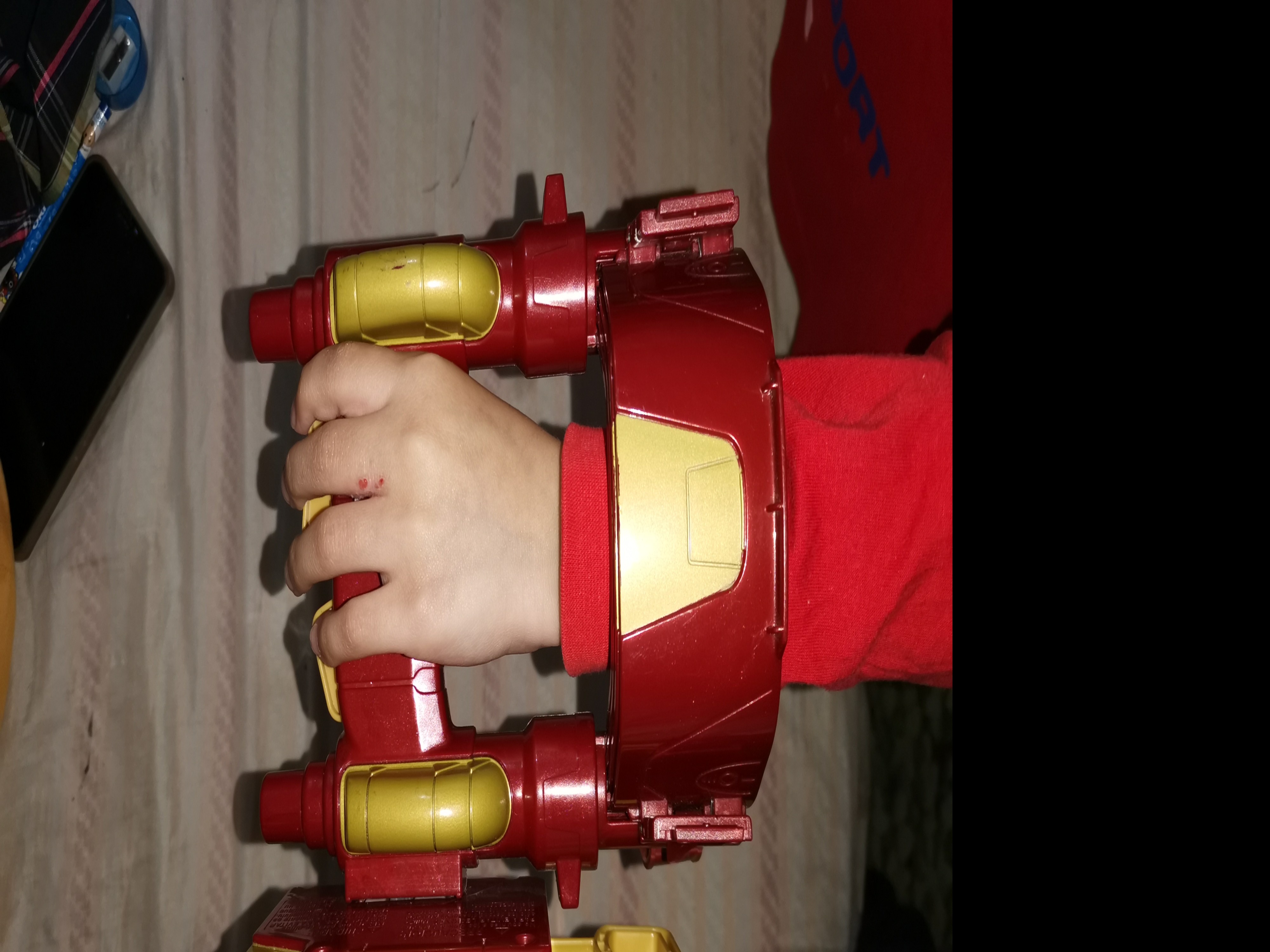 nerf iron man slide blast armor
