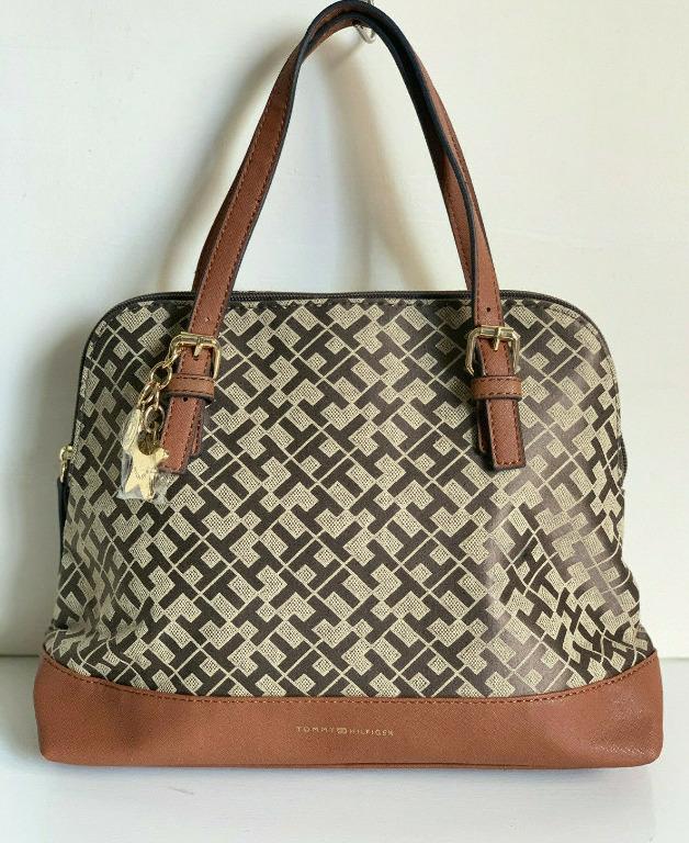NEW! TOMMY HILFIGER BROWN SHOPPER SATCHEL HANDBAG BAG $88 SALE, Women's  Fashion, Bags u0026 Wallets, Tote Bags on Carousell