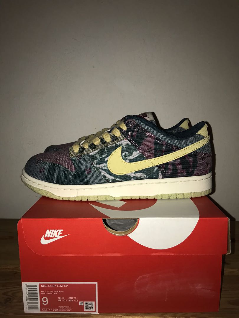 dunk low lemon wash