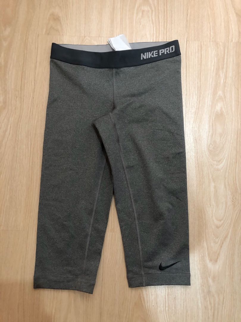 gray nike spandex