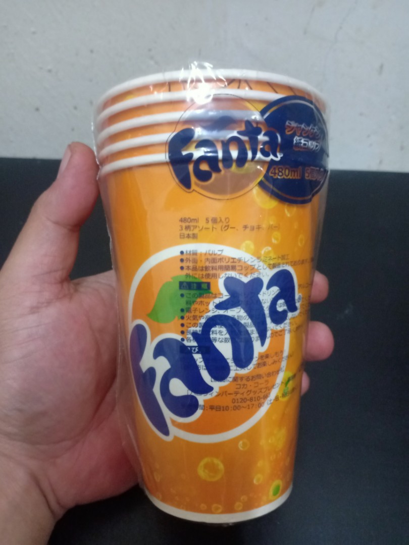Plastic cup fanta, Furniture & Home Living, Home Decor, Vases ...