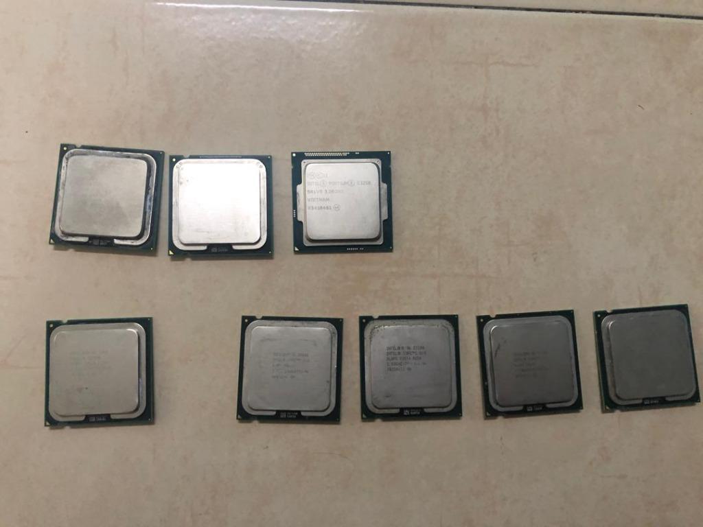 Processor Intel Bundle (Category: Computer Parts) located in Kapar. Submitted by hackyetech (Listing ID 1041791182, Image 1). Description: Intel Bundle 1. Core 2 Duo -E8400 RM40 Net -E7200 RM40 Net -E4500 RM40 Net -E6550 RM40 Net All of Core 2 Duo RM150 2. Pentium -E2140 RM50 -E5500 RM50 -G3258 RM80 All of Pentium RM170 3. Xeon 3065 RM100 ALL OF THE PROCESSOR RM 400 COD AREA KAPAR & MERU NO WARRANTY .