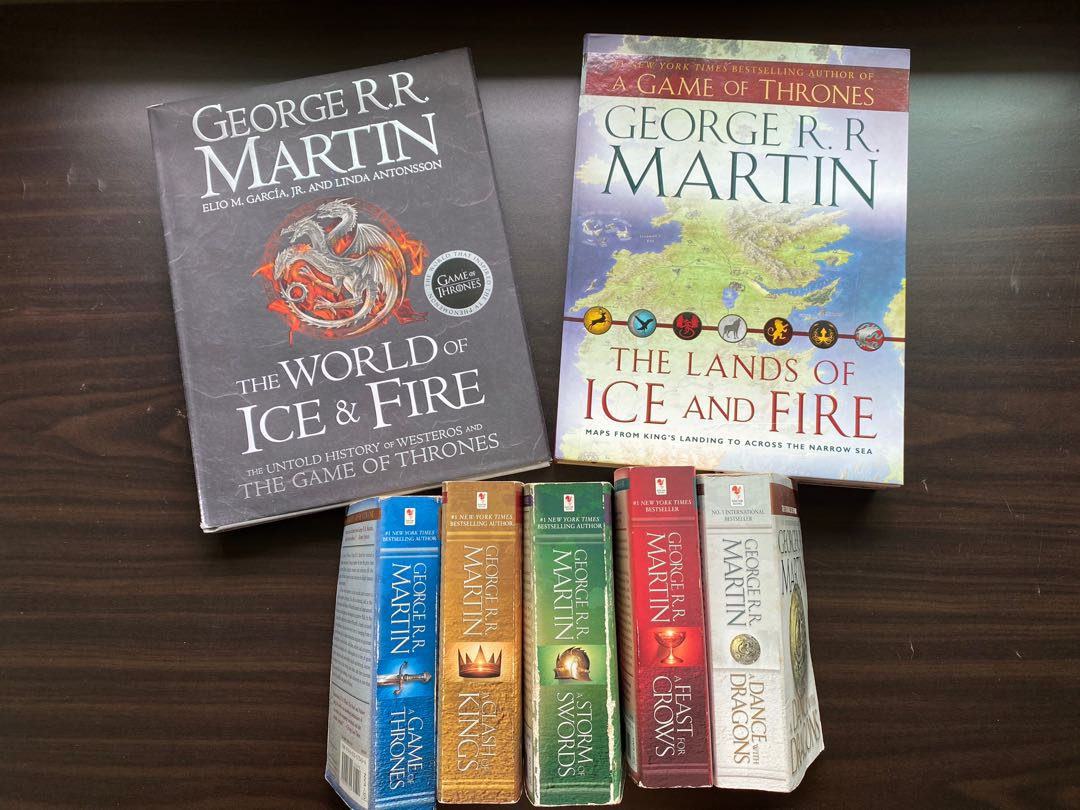 Rare Game Of Thrones Books Collection Fantasy Got Books Stationery Books On Carousell