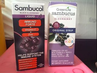 Kids Vitamin Bundle Sambucus Sambucol Black Elderberry Everything Else On Carousell