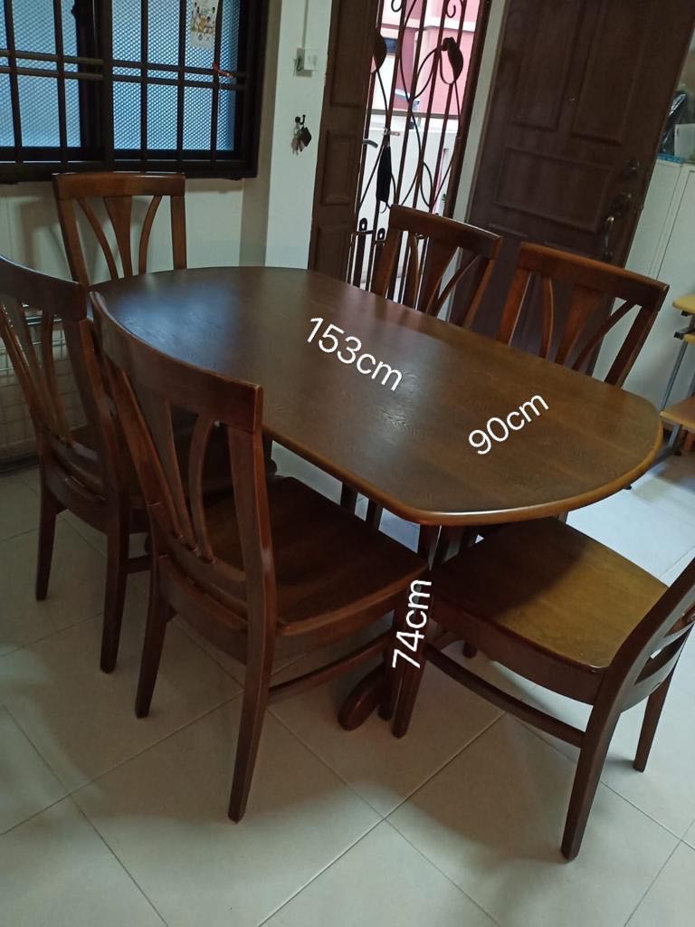 Solid Wooden Table for Sale, Furniture & Home Living, Furniture, Tables