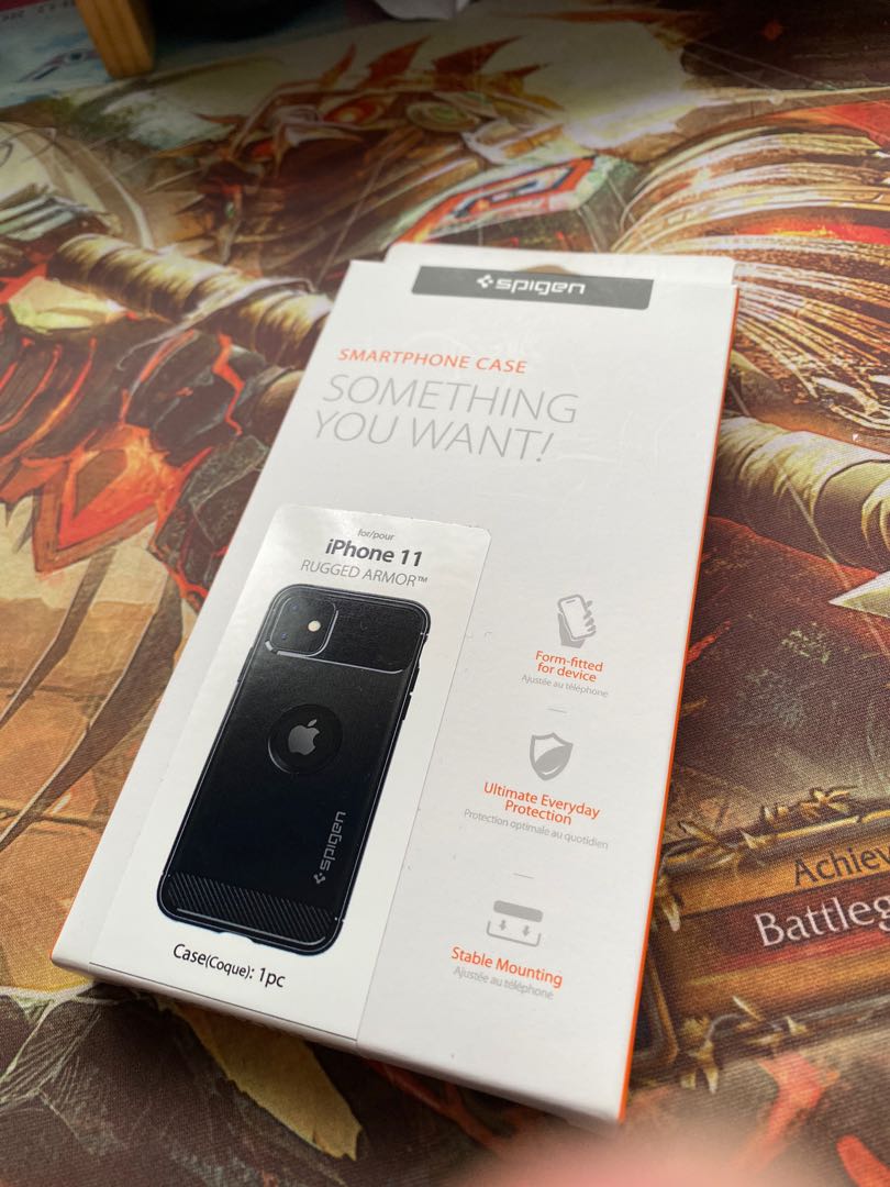 Spigen Rugged Armour (iPhone 11), Mobile Phones & Gadgets, Mobile
