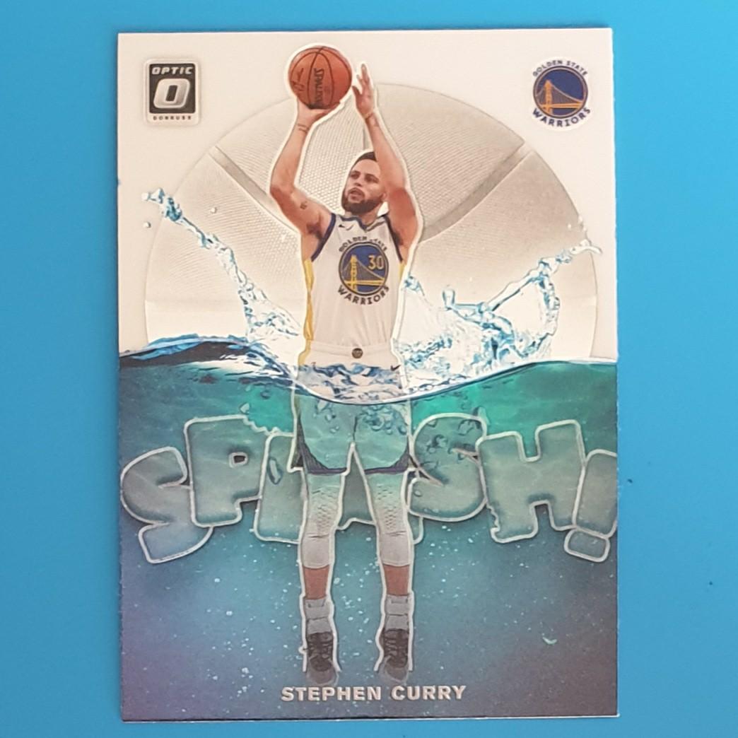 Steph Curry Donruss Optic 2019-20 Splash Base NBA Cards, Hobbies 