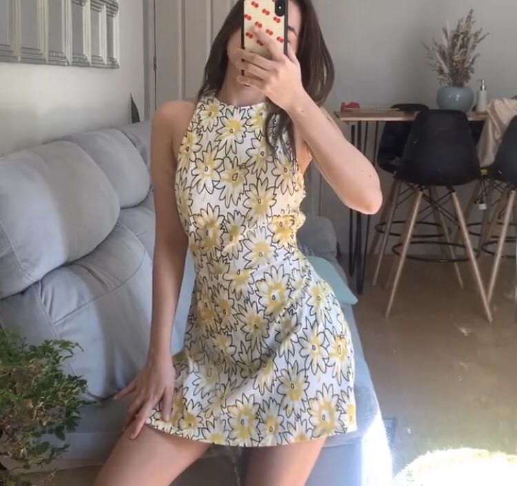 Sexy hotsell sunflower dress