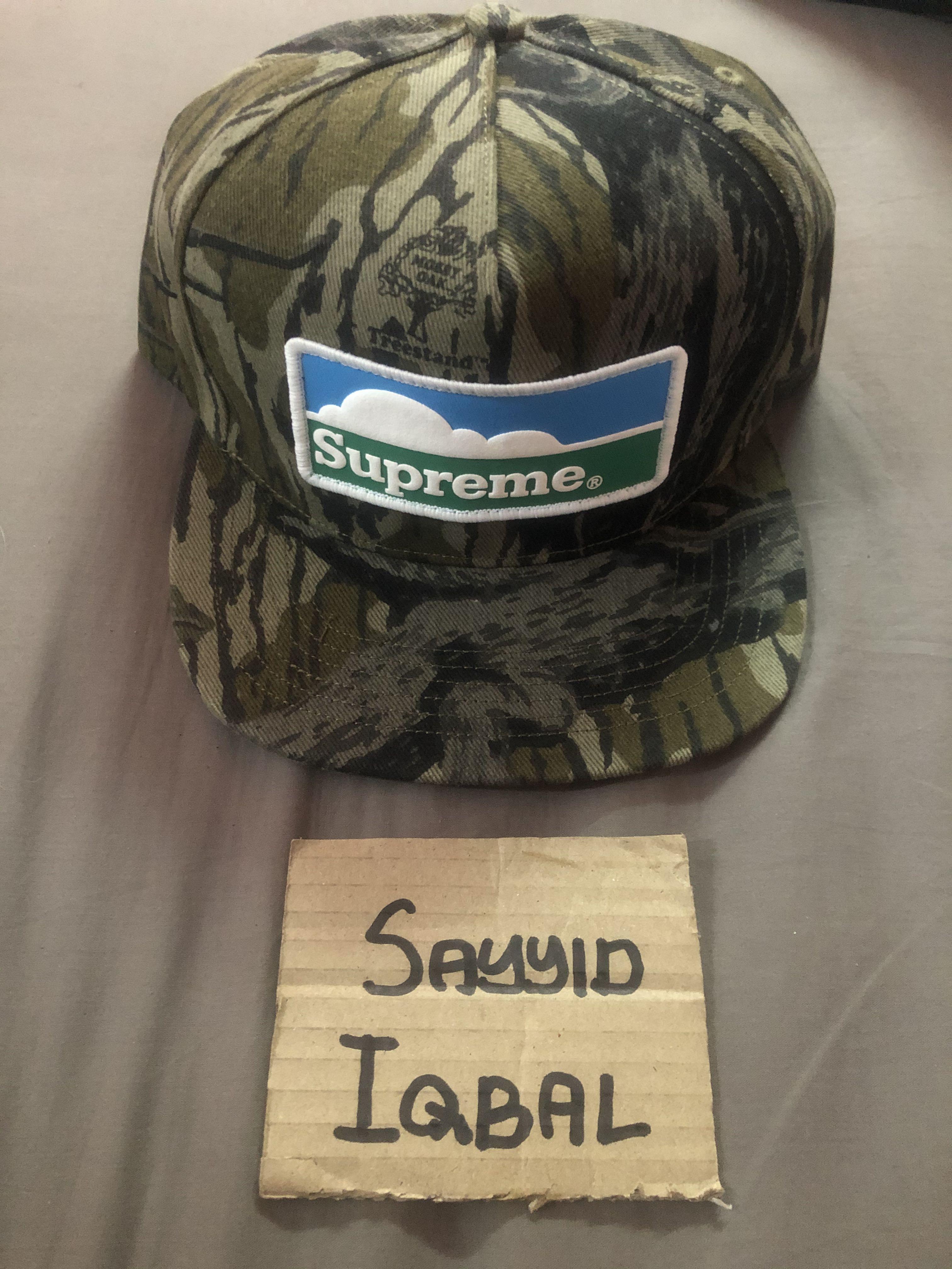 Supreme FW17 Horizon Farmland Mossy Oak Camo Snapback Cap Hat