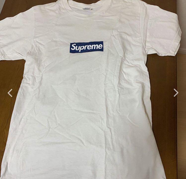 Supreme New York Yankees Box Logo Tee White