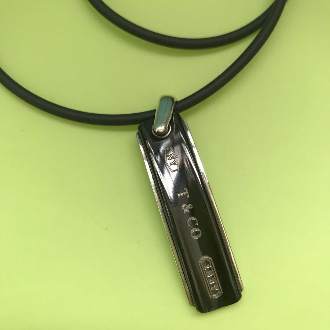 Tiffany Co Titanium Silver Necklace Women S Fashion Jewelry Organisers Necklaces On Carousell