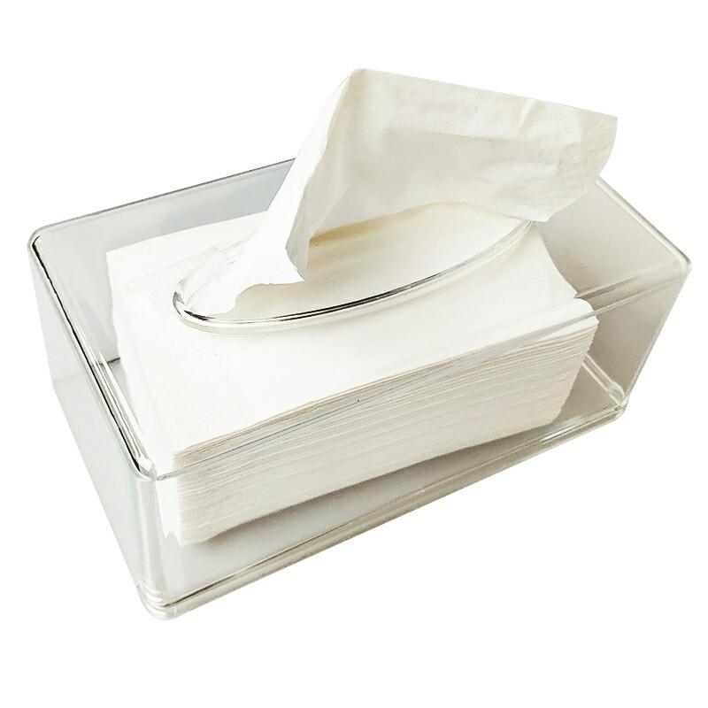 Transparent Clear Acrylic Tissue Box, Everything Else on Carousell