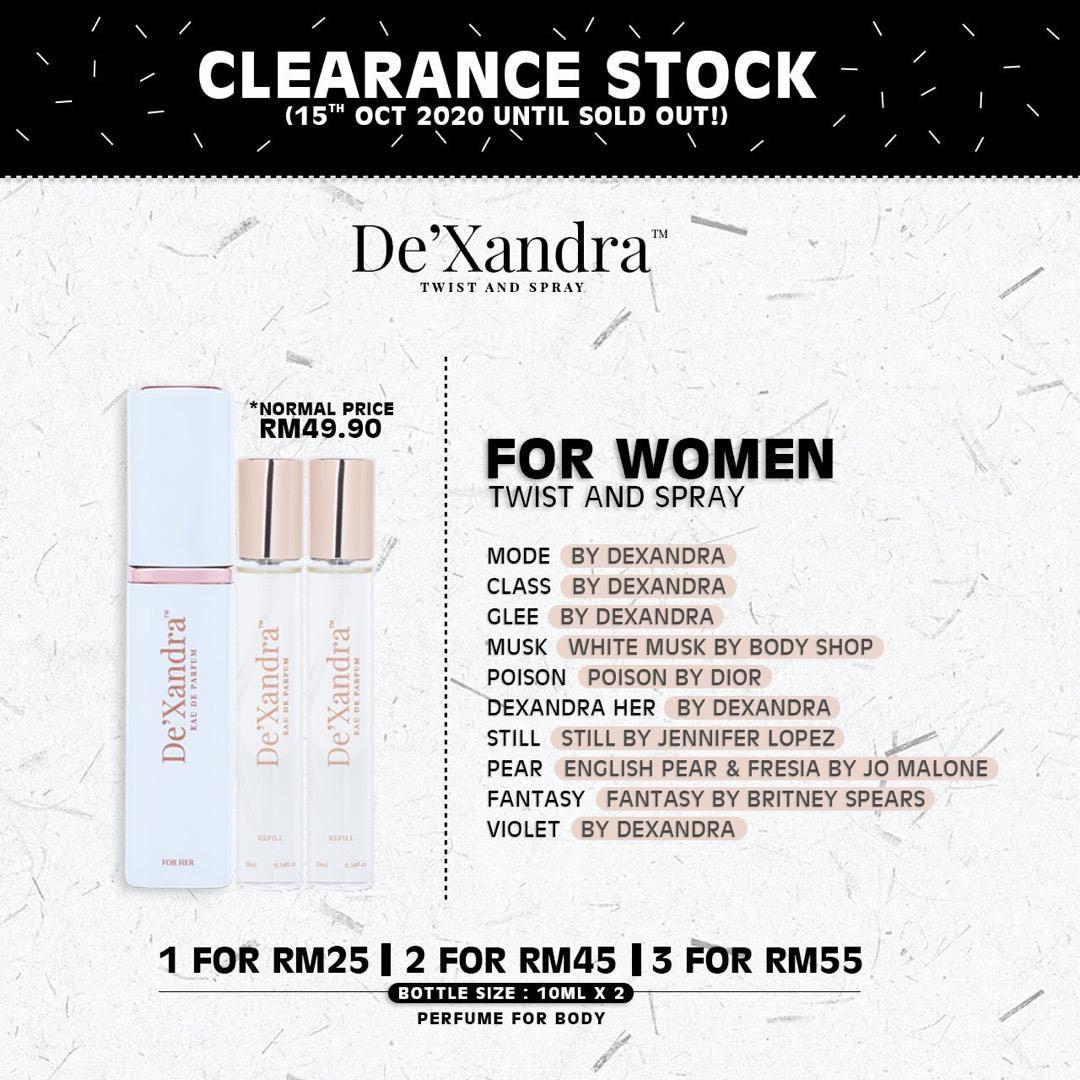 Twist and spray dexandra Beauty Personal Care Fragrance