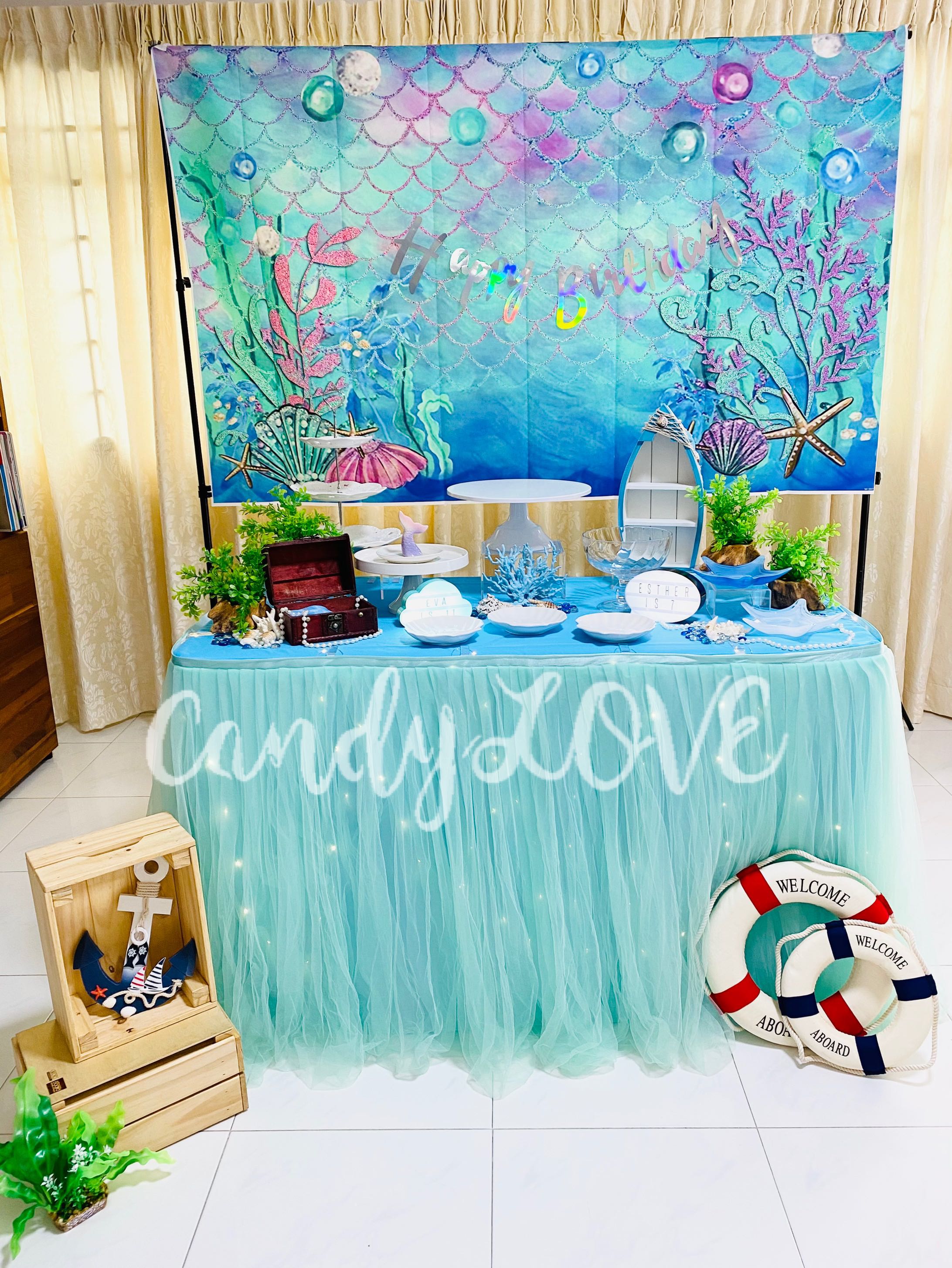 Under the Sea Dessert Table DIY Set, Lifestyle Services, Event & Party  Services on Carousell