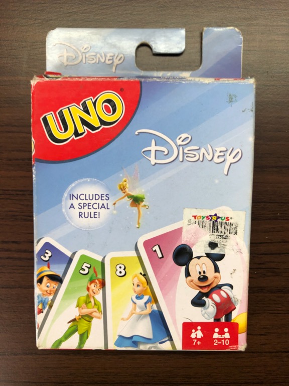 Uno Disney Cardset Hobbies Toys Toys Games On Carousell