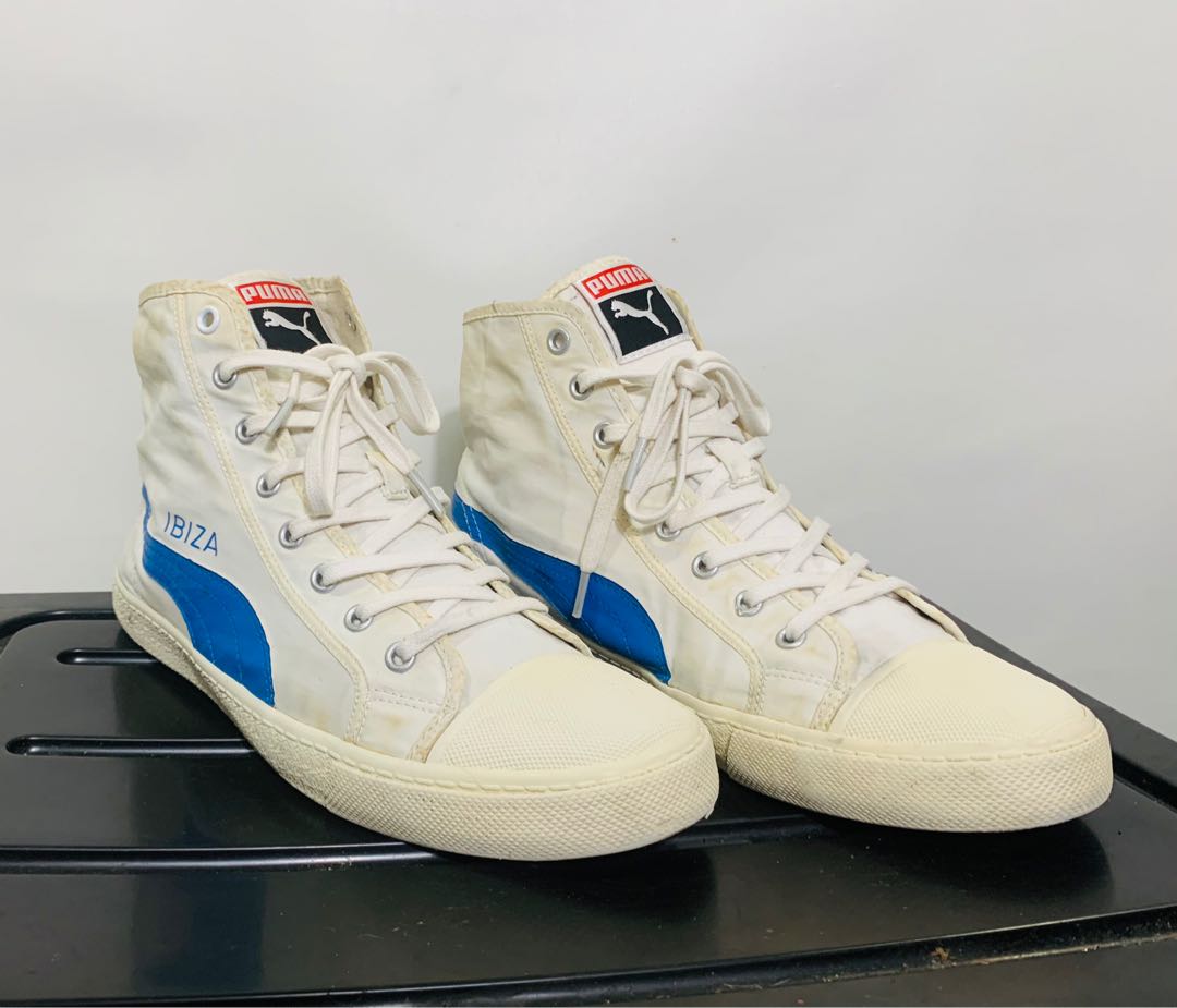 Vintage Puma High Cut Shoes Men s Fashion Footwear Sneakers
