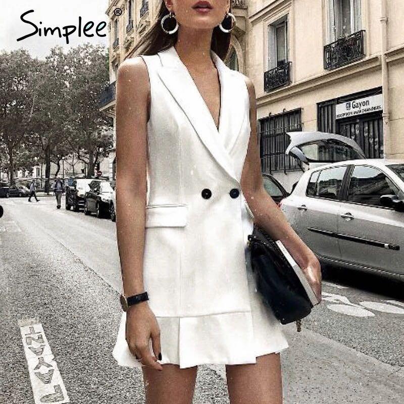 White blazer dresses shop