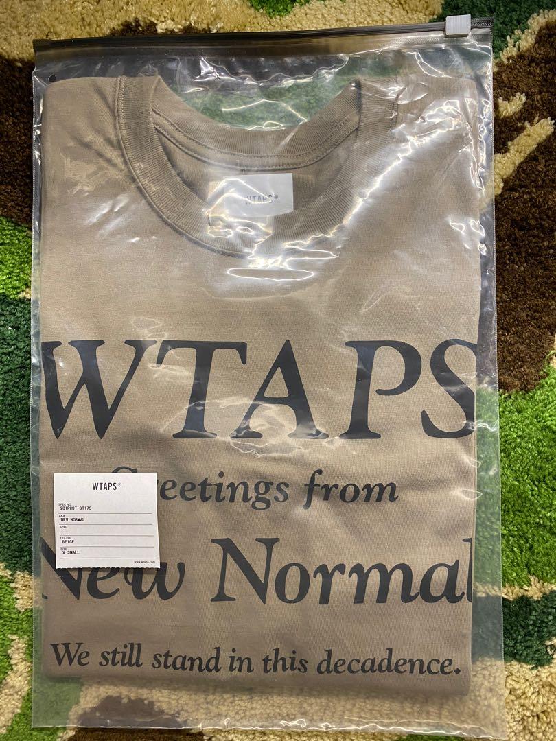 Wtaps New Normal Tee t shirt Beige Bape Kaws Supreme Men s