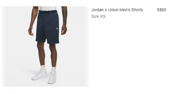 union jordan shorts