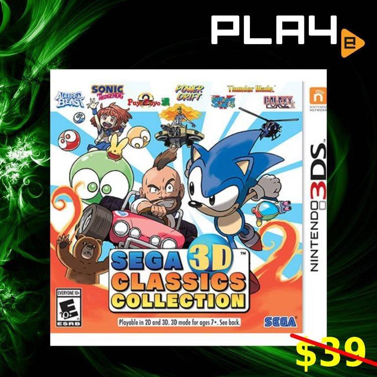 Sega 3d classics collection game list on sale