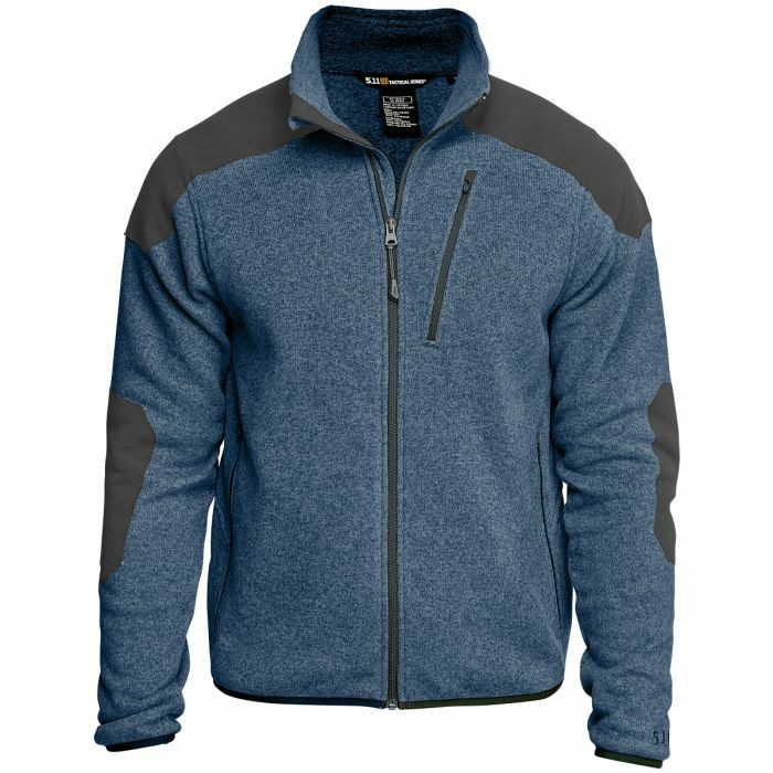 Tactical full zip top sweater