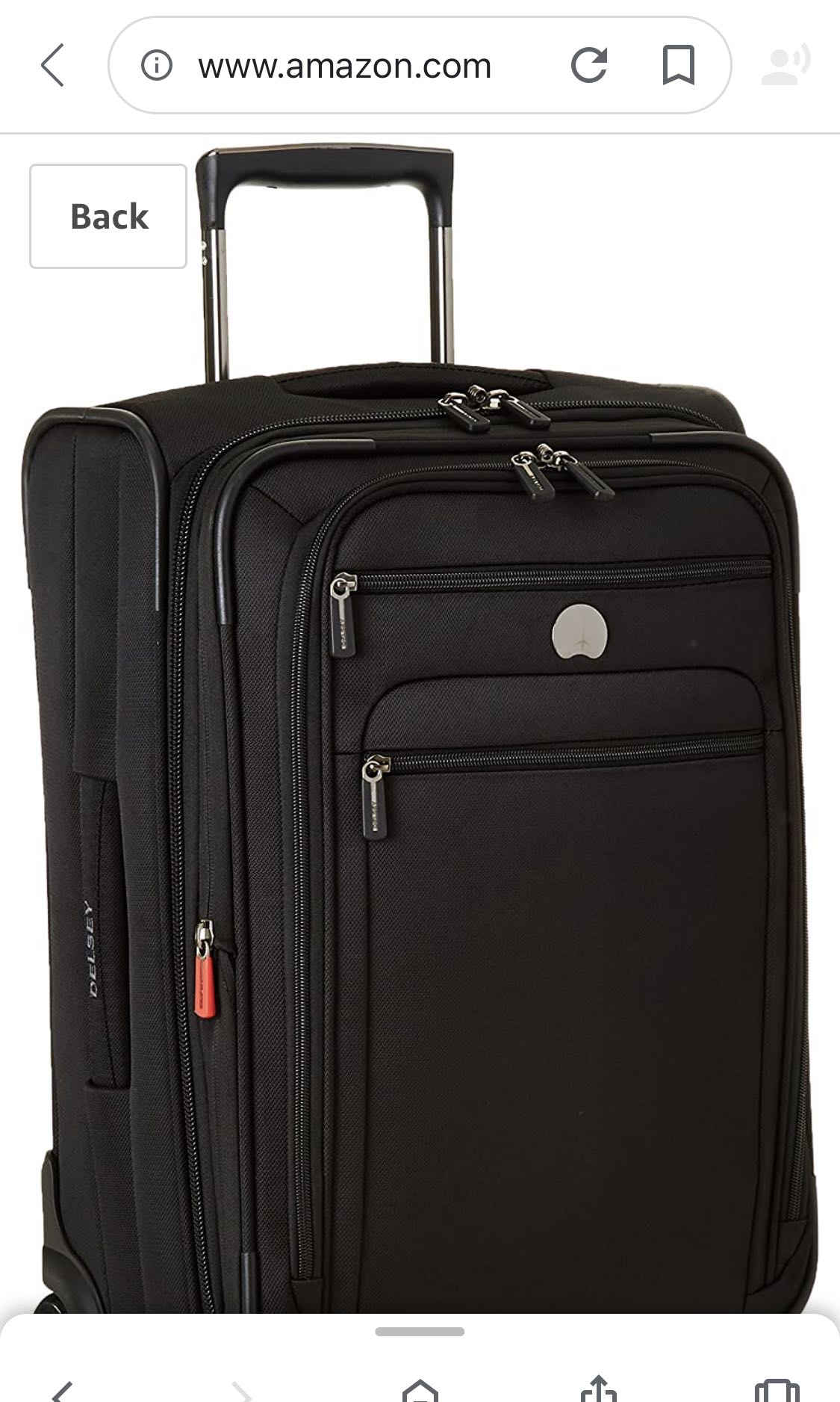 Delsey 2 wheel 2025 carry on