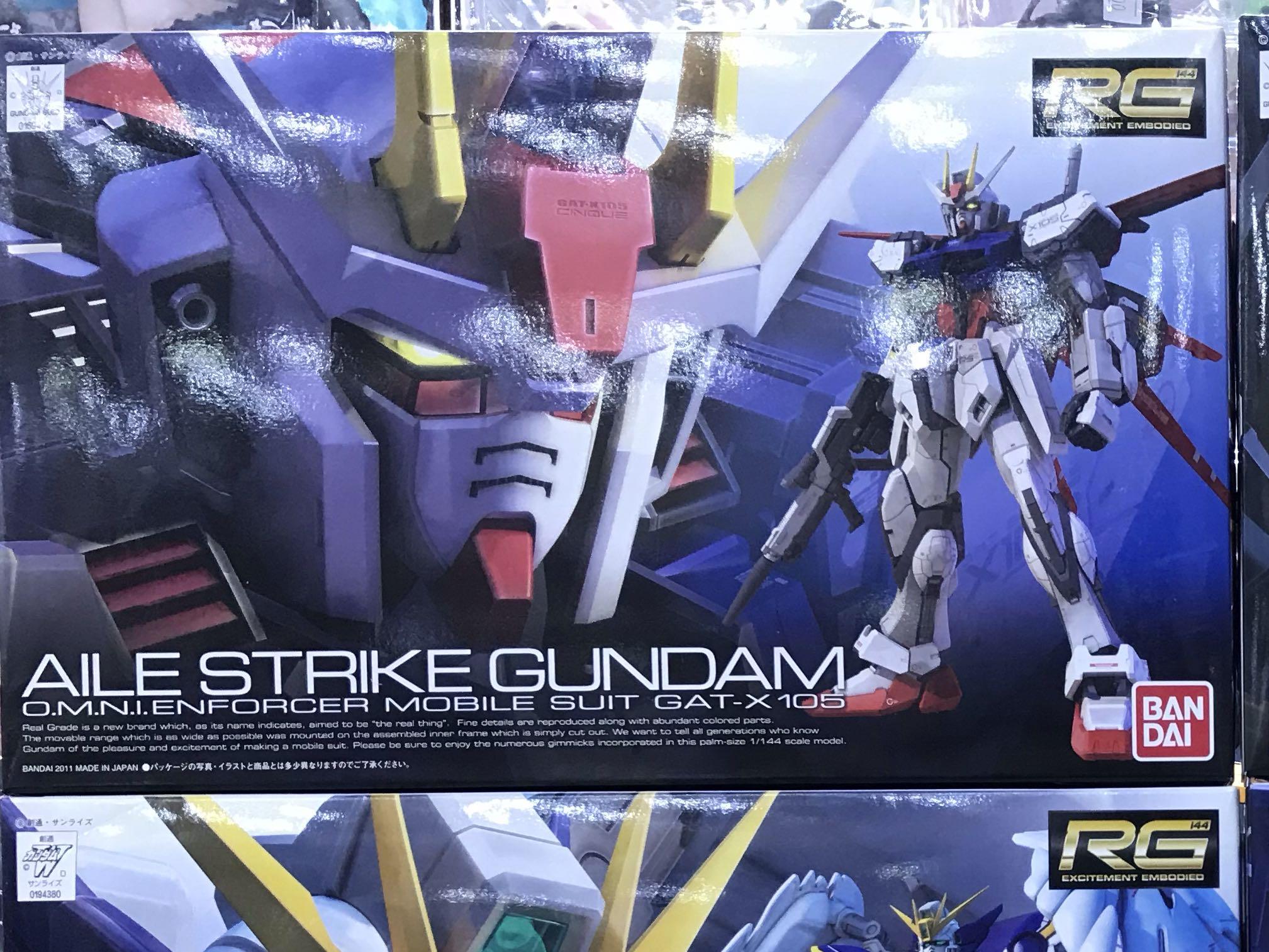 高達模型RG 1/144 突擊高達, 興趣及遊戲, 玩具& 遊戲類- Carousell