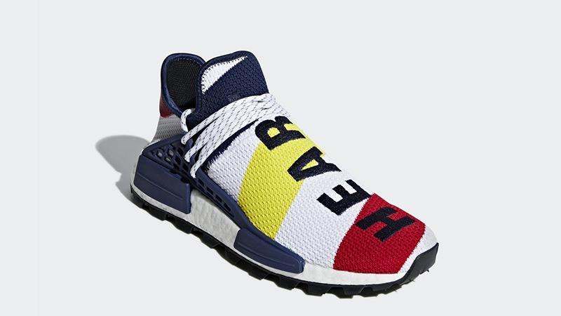 Adidas x pharrell williams x billionaire boys clearance club bbc nmd human race scarlet multicolor