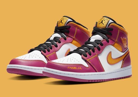 Air Jordan 1 Mid “Familia” GS, Men's Fashion, Footwear, Sneakers on  Carousell