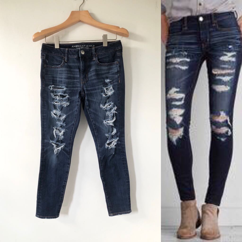 american eagle super stretch jeans