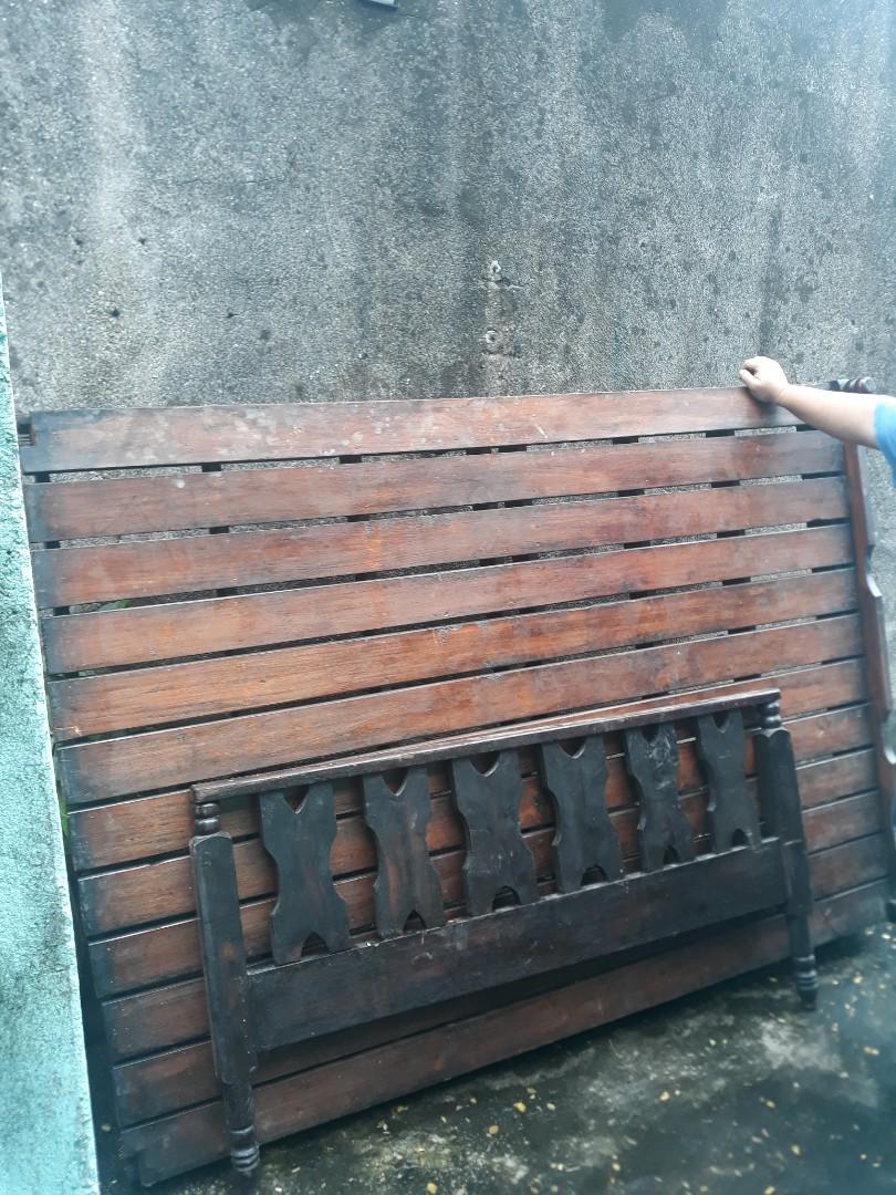 Antique Narra Bed, Furniture & Home Living, Furniture, Bed Frames