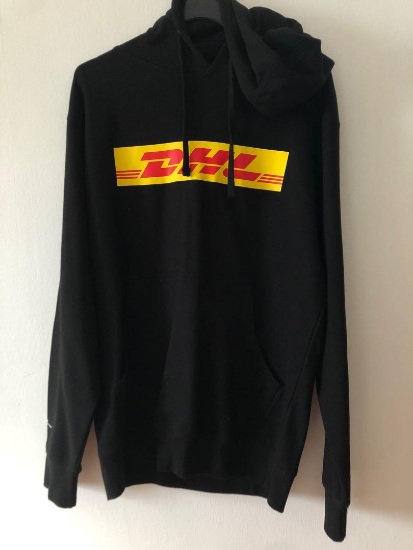 Antisocialsocialclub Assc x DHL 50th anni black hoodie Luxury